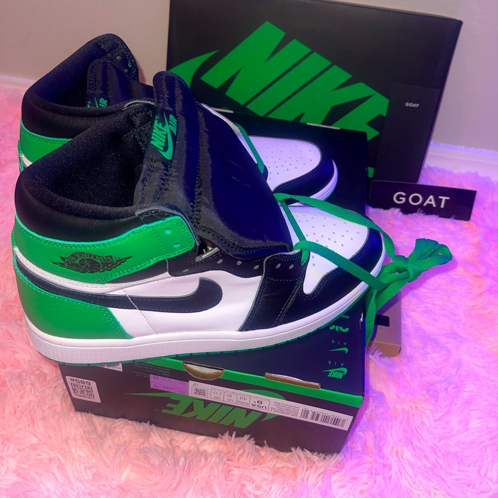 Men’s Air Jordan 1 Retro High OG  - Lucky Green